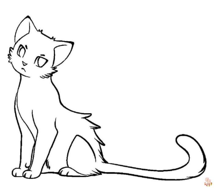 Coloring pages for girls anime kitty