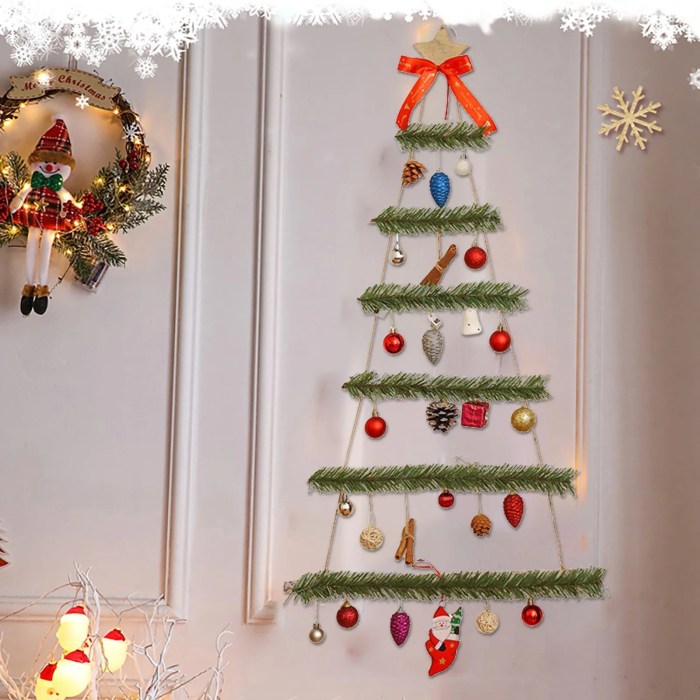 Christmas tree wall decor