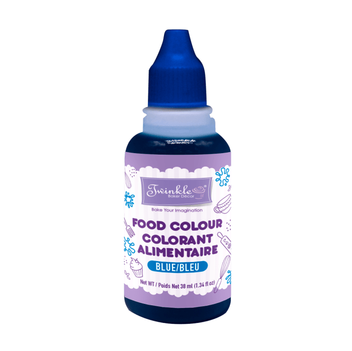 Food coloring navy blue