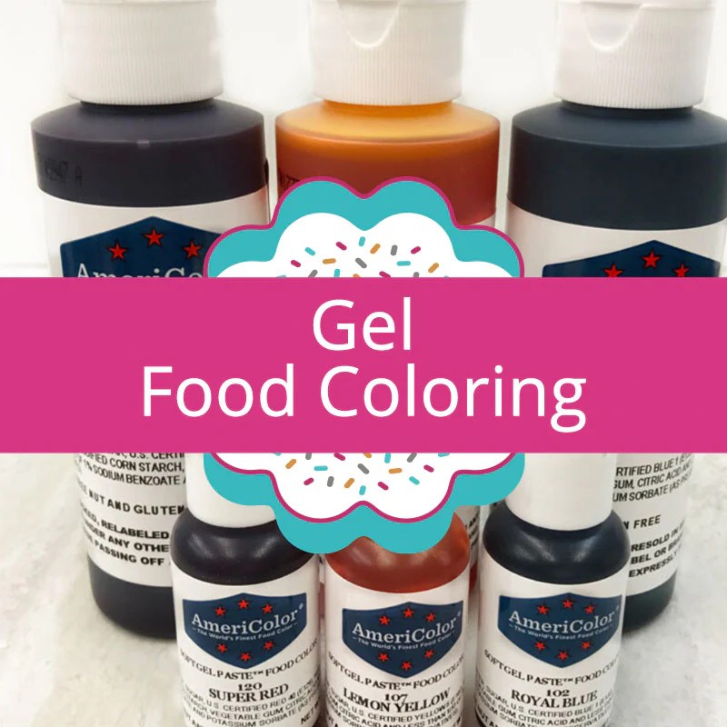 1 tablespoon liquid food coloring to gel