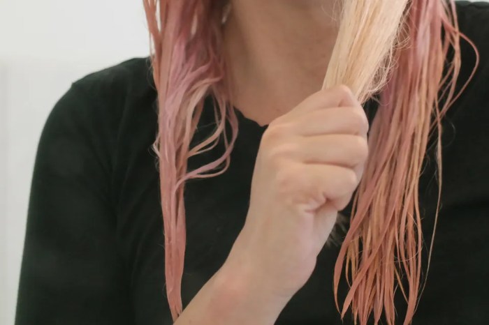 Food coloring hair dye