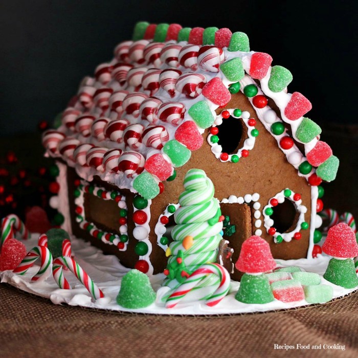 Gingerbread house christmas decor