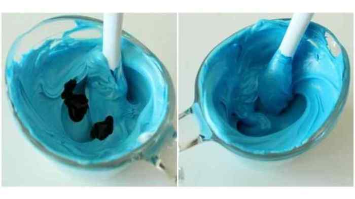 How to make blue food coloring darker